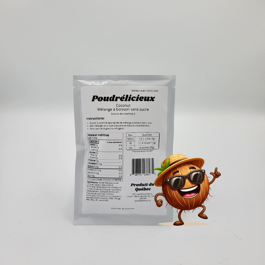 Coconut | Mélange à boisson sans sucre