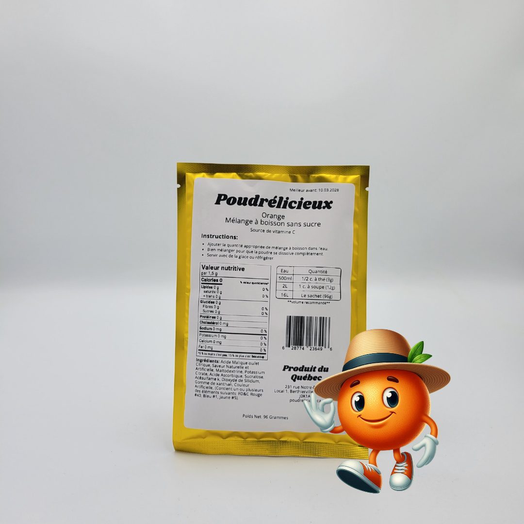 Orange | Mélange à boisson sans sucre