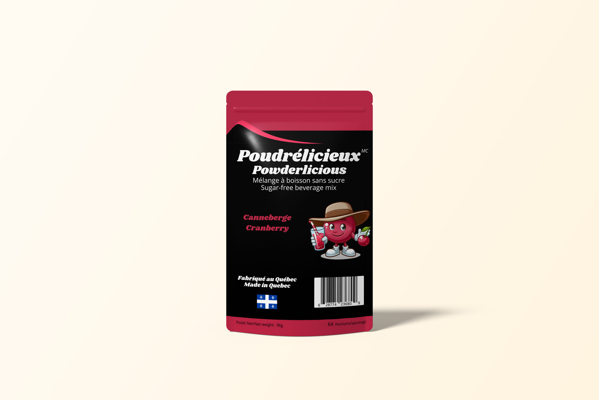 Canneberge | Mélange à boisson sans sucre