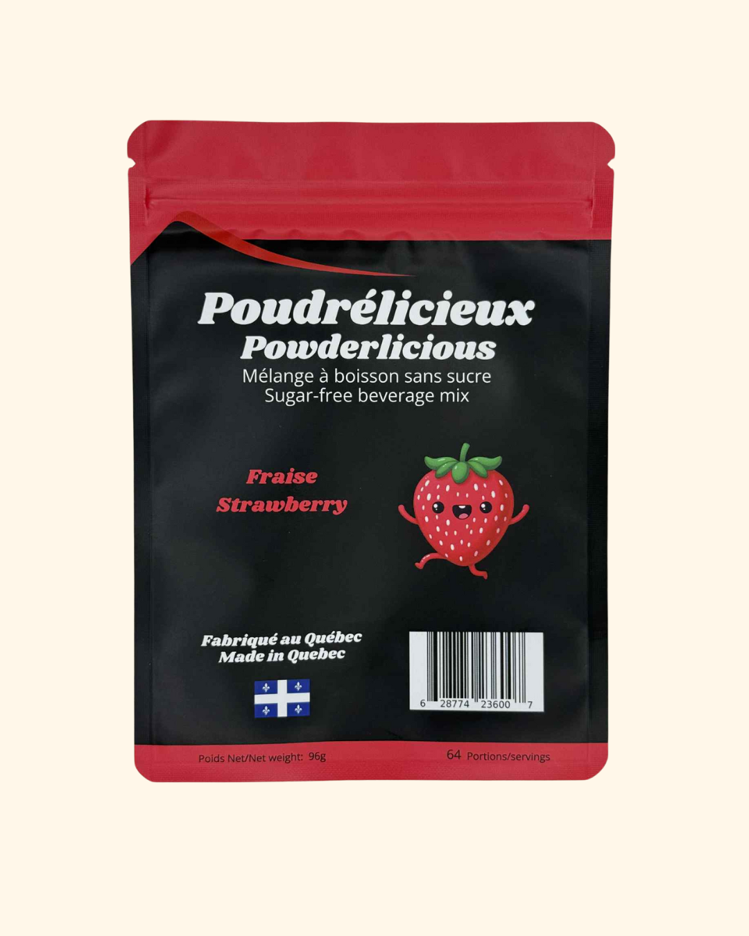 Fraise | Mélange à boisson sans sucre