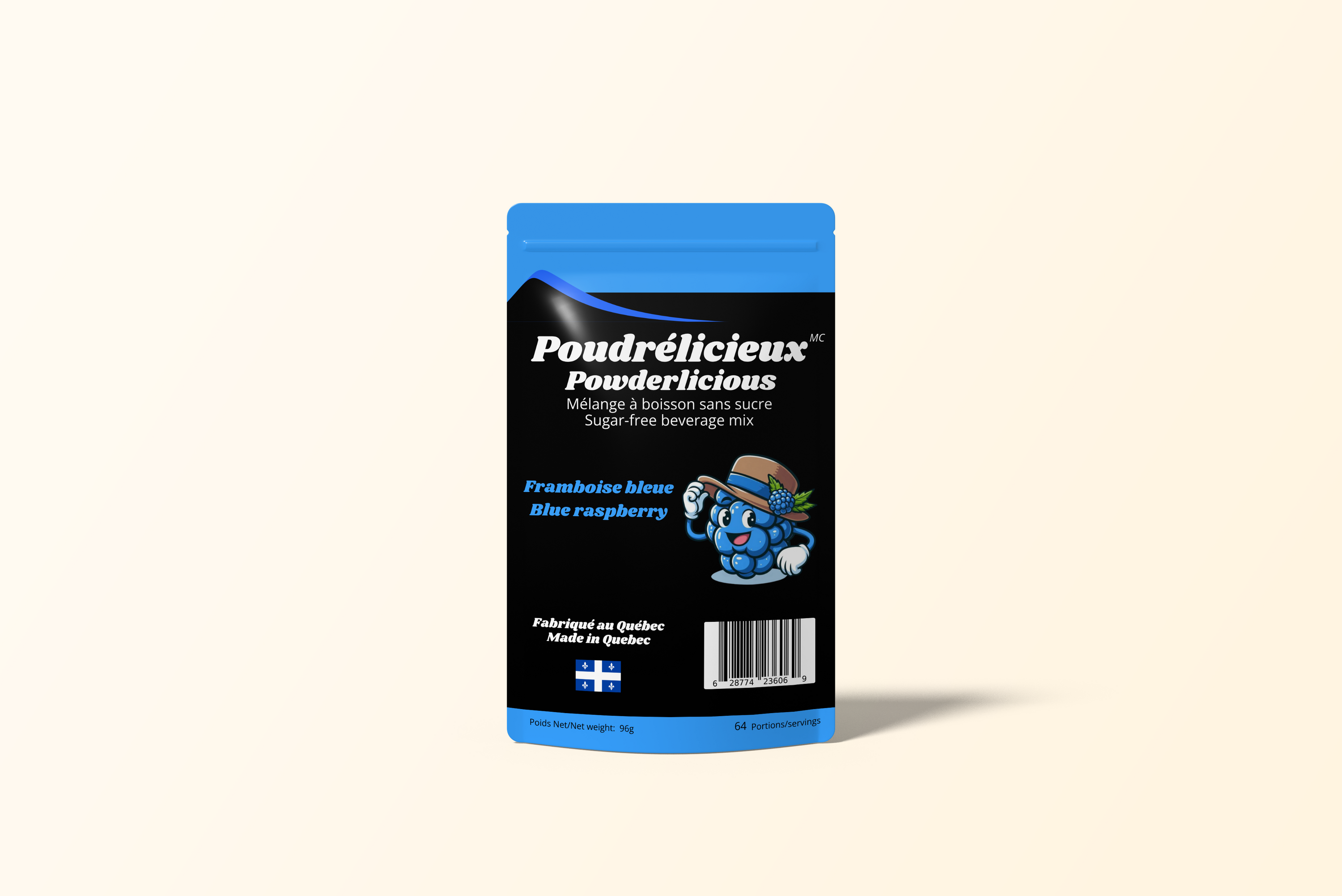 Framboise Bleue | Mélange à boisson sans sucre