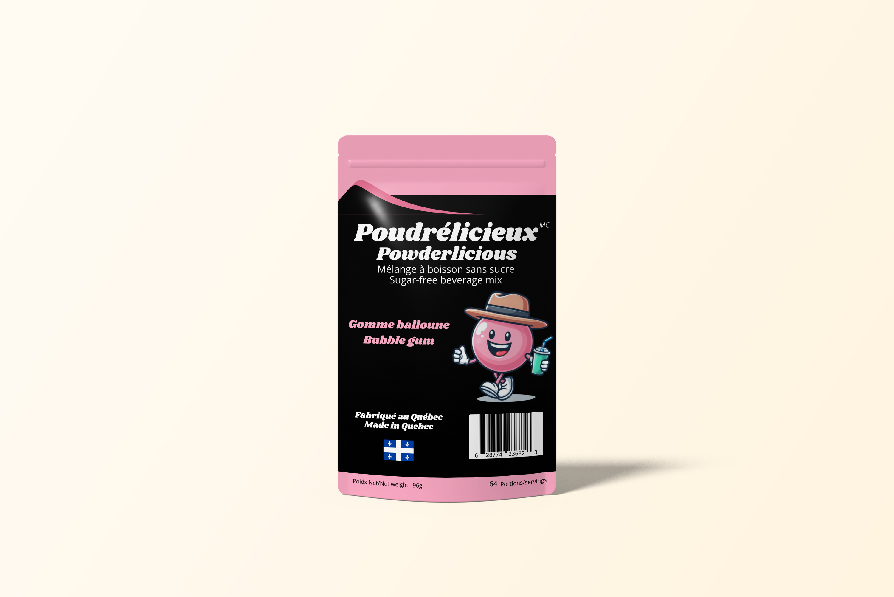 Bubble Gum | Mélange à boisson sans sucre