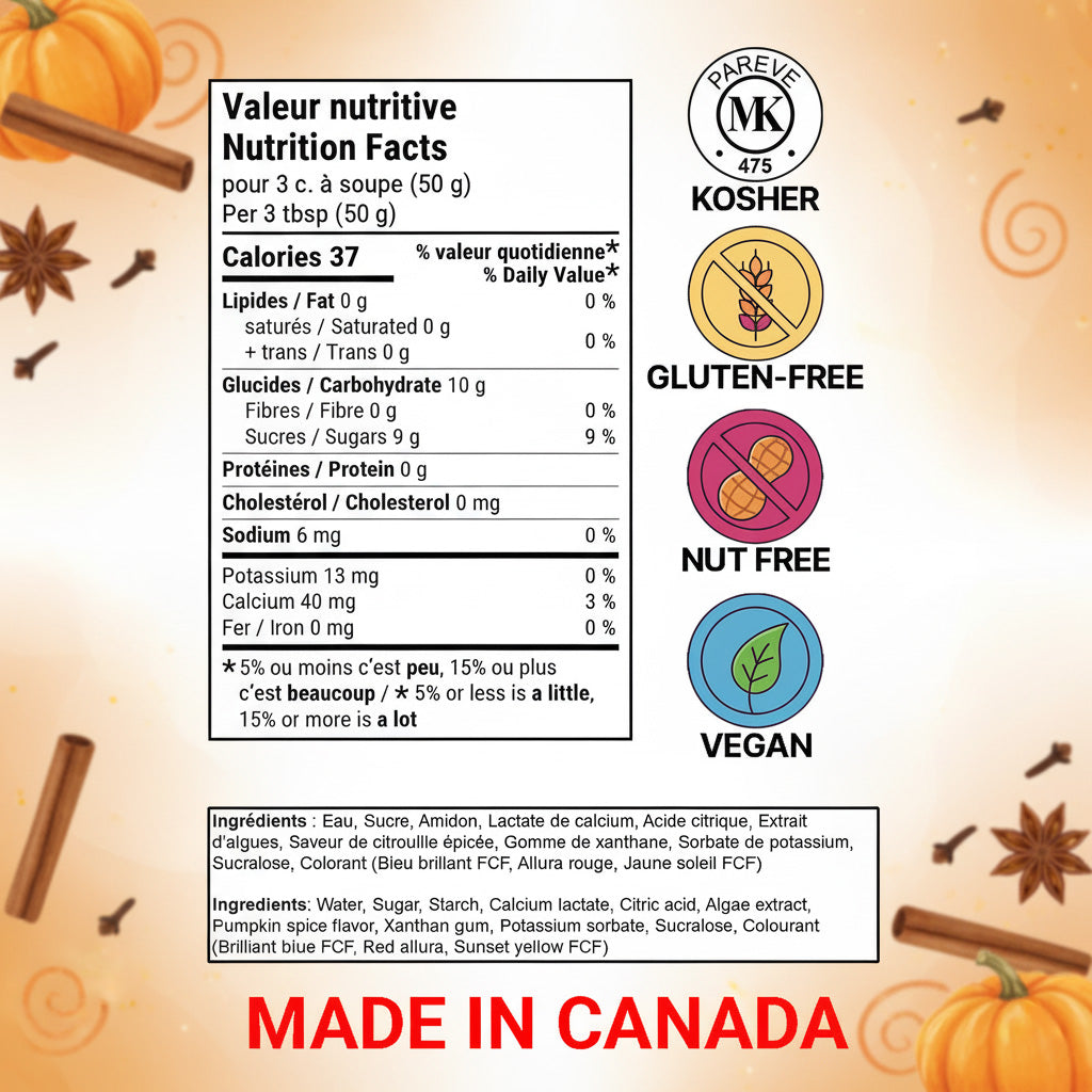 Bulles Éclatantes | Citrouille Épicée 500g