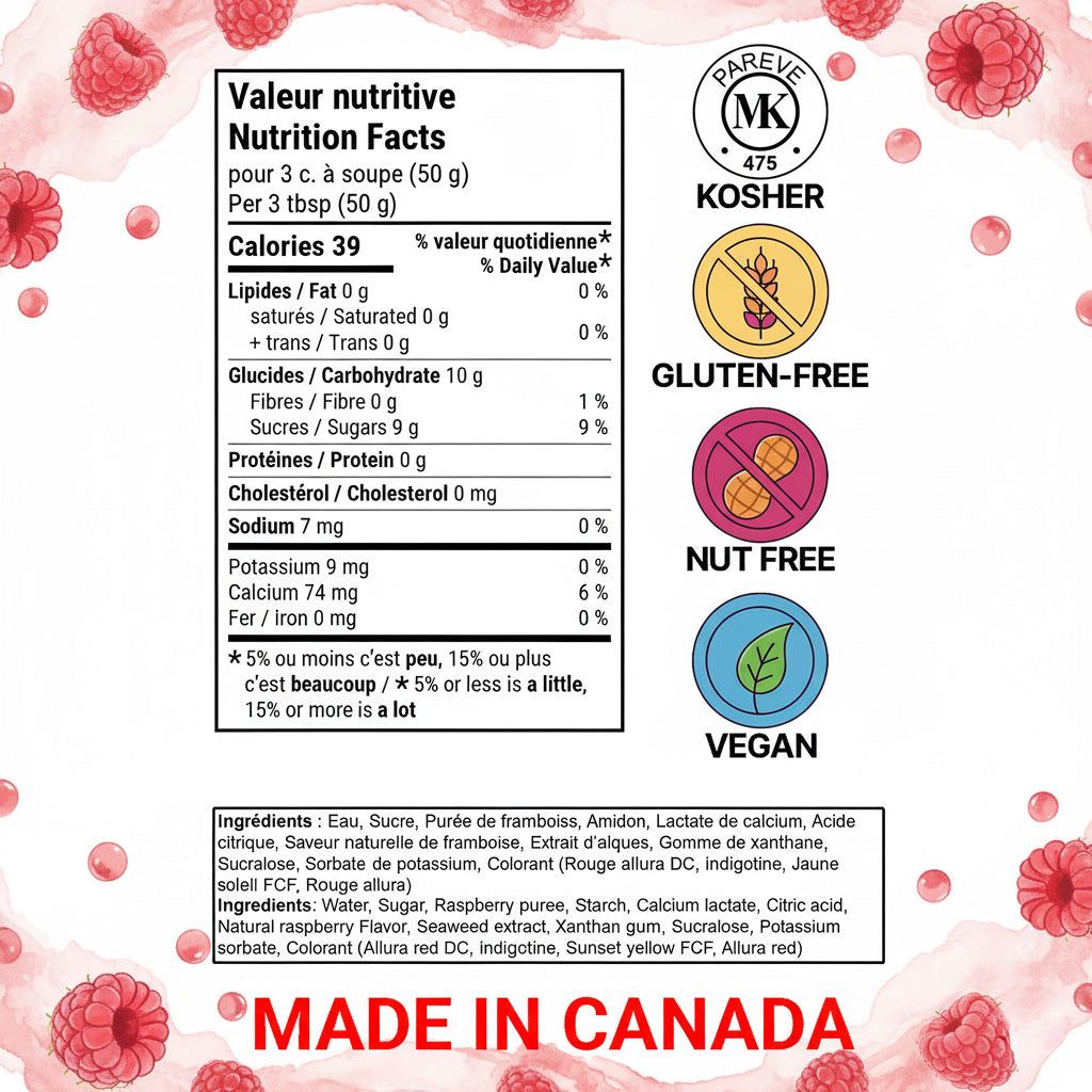 Bulles Éclatantes | Framboise  500g
