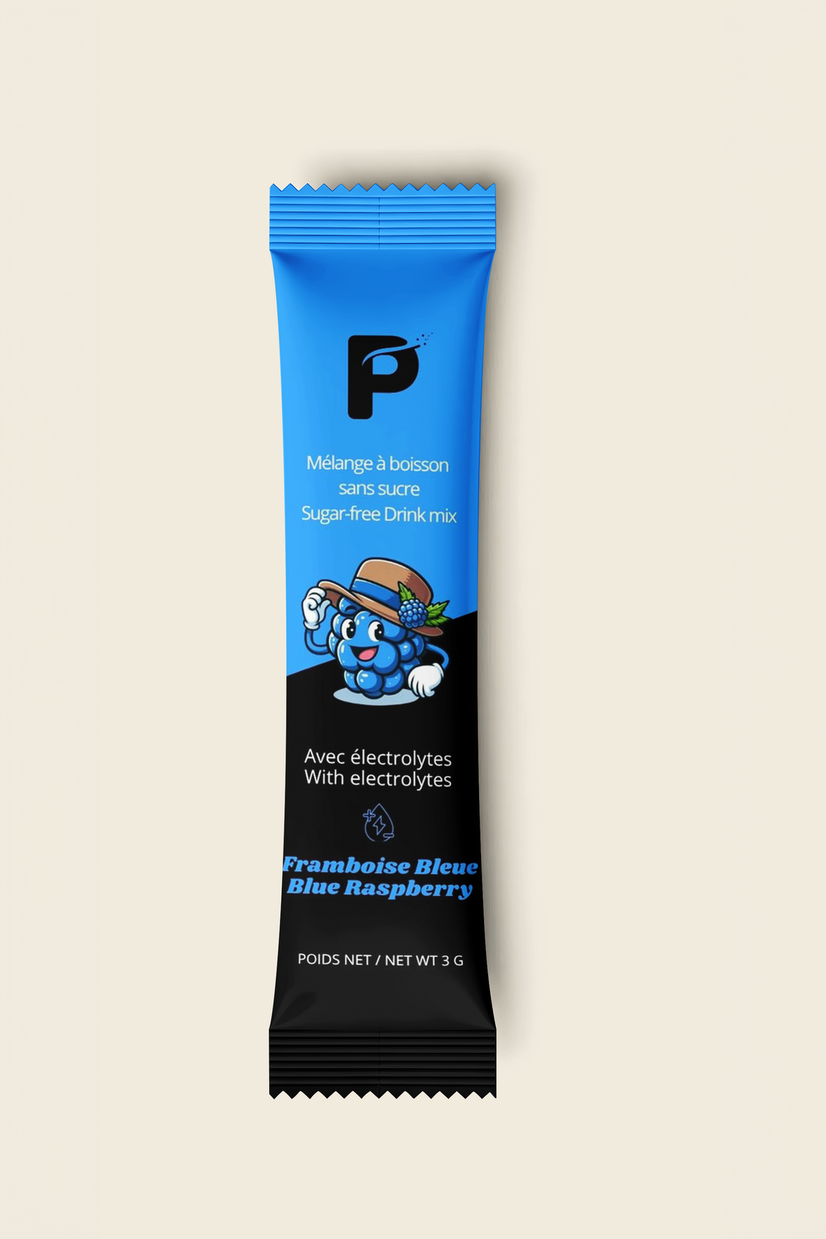 Blue Raspberry | Sugar-free drink mix | Single serving