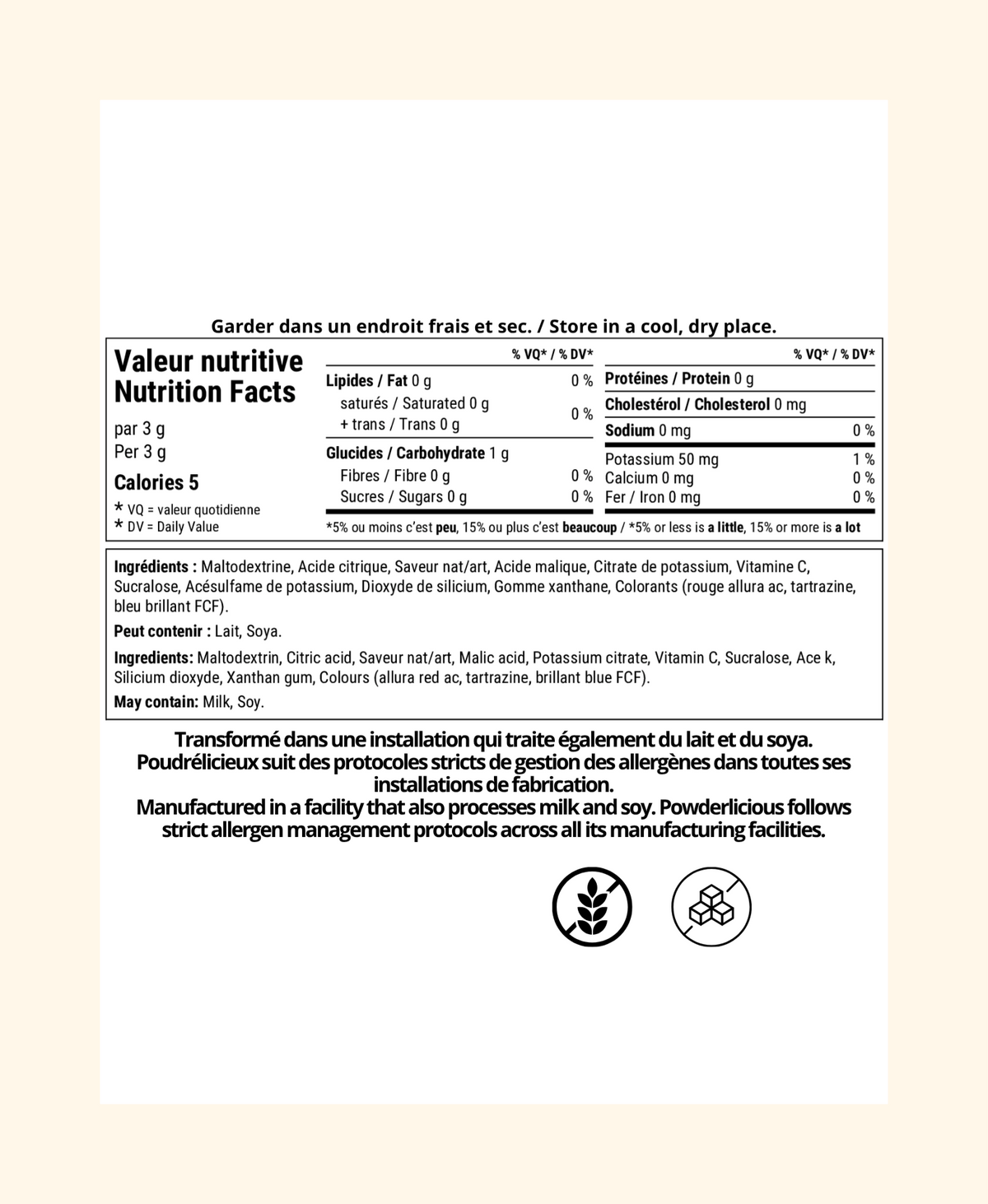 Strawberry | Sugar-free drink mix | Single-serve size