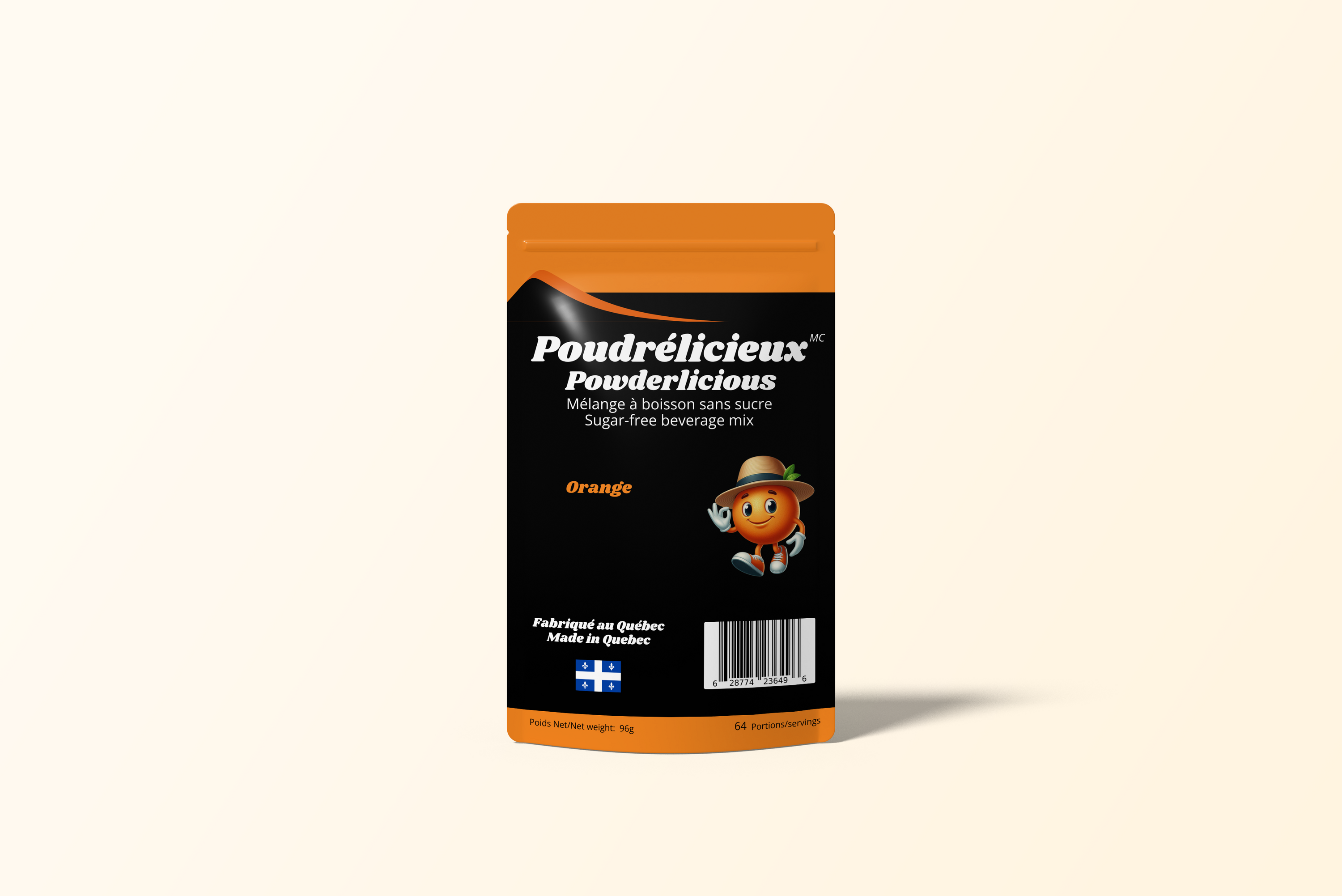 Orange | Sugar-Free Drink Mix | 64 servings