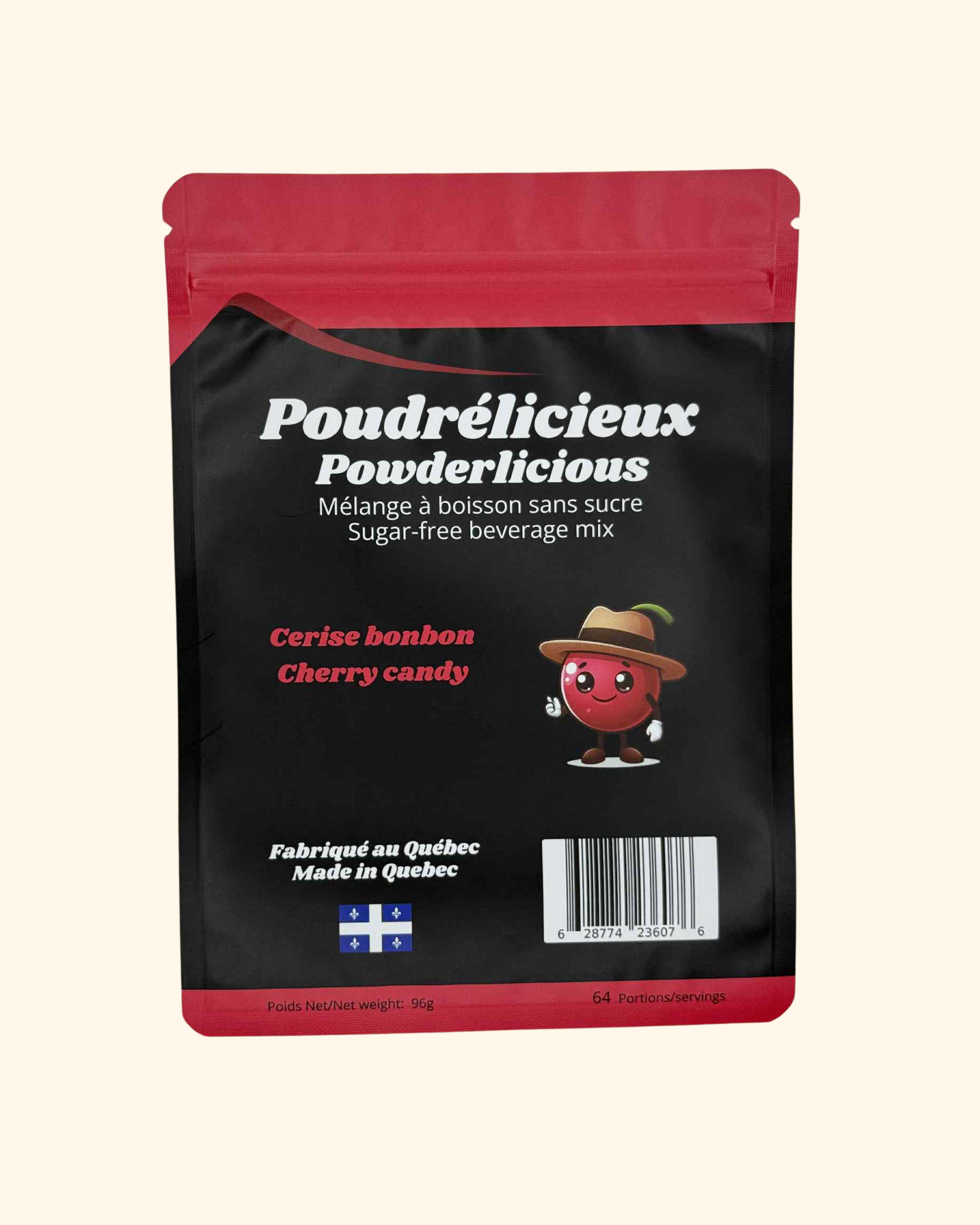 Cerise bonbon | Mélange à boisson sans sucre