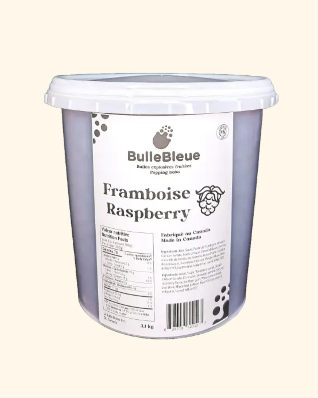 Bulles | Framboise rouge 3.1 kg