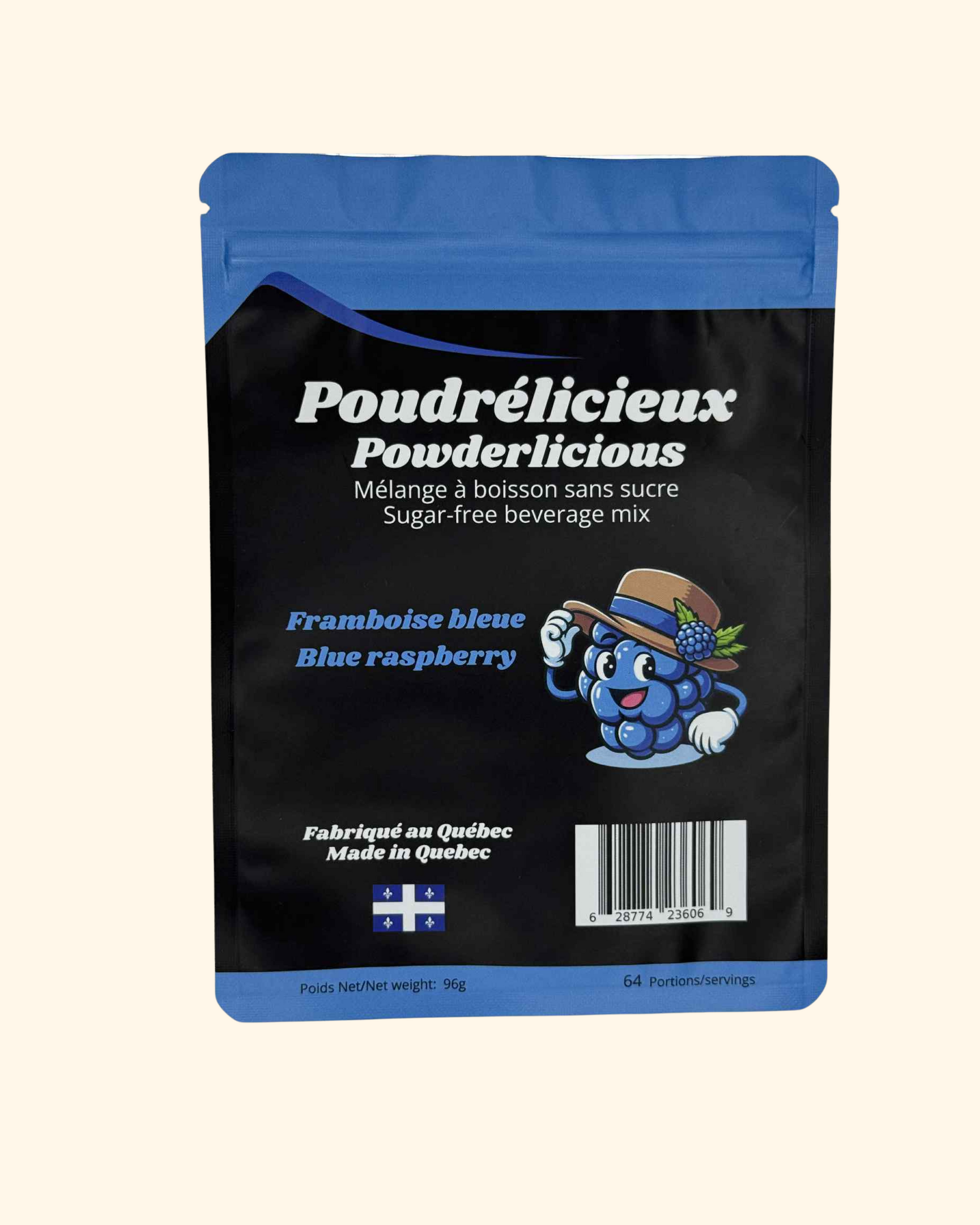 Framboise Bleue | Mélange à boisson sans sucre