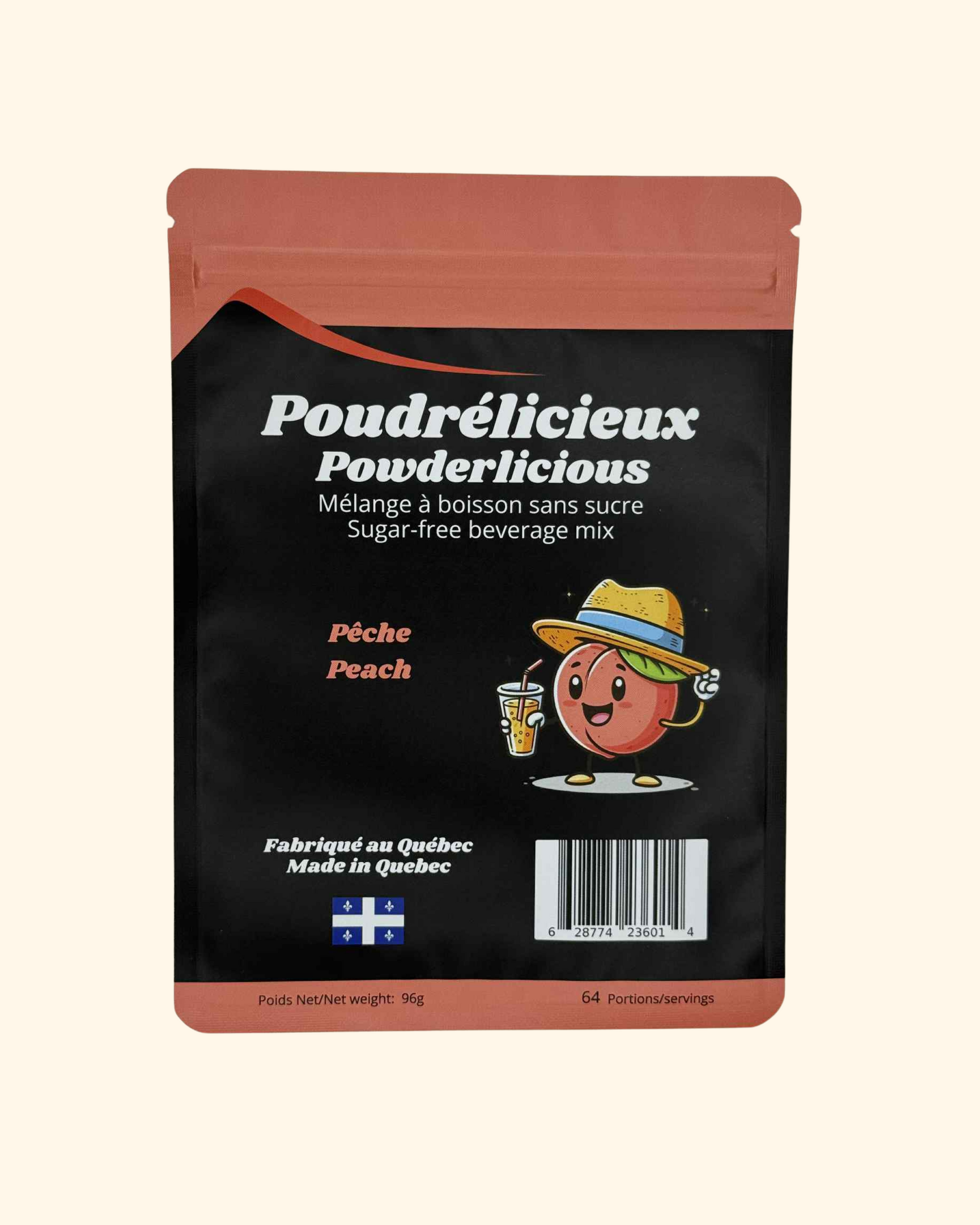 Pêche | Mélange à boisson sans sucre