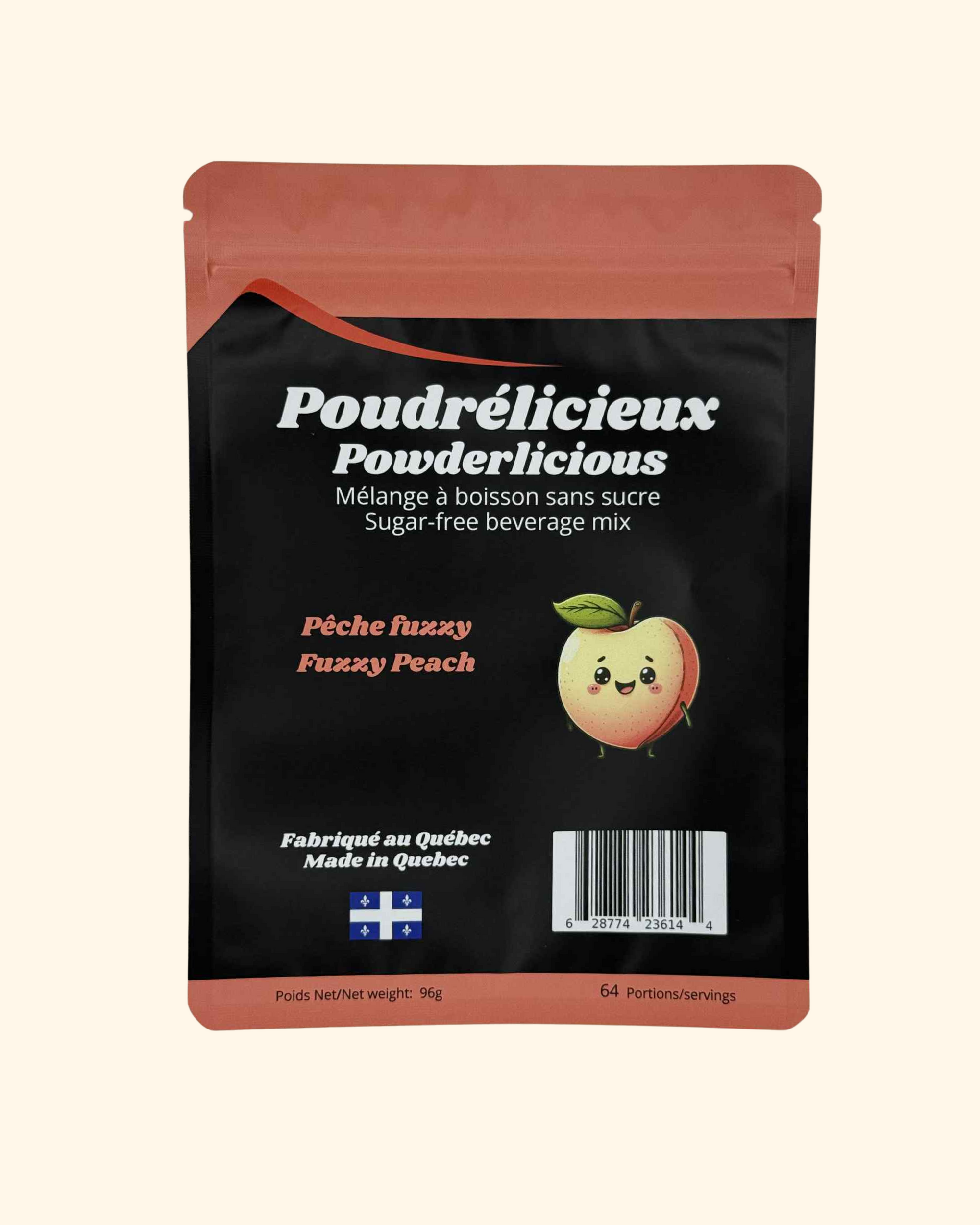 Pêche Fuzzy (Surette) | Mélange à boisson sans sucre